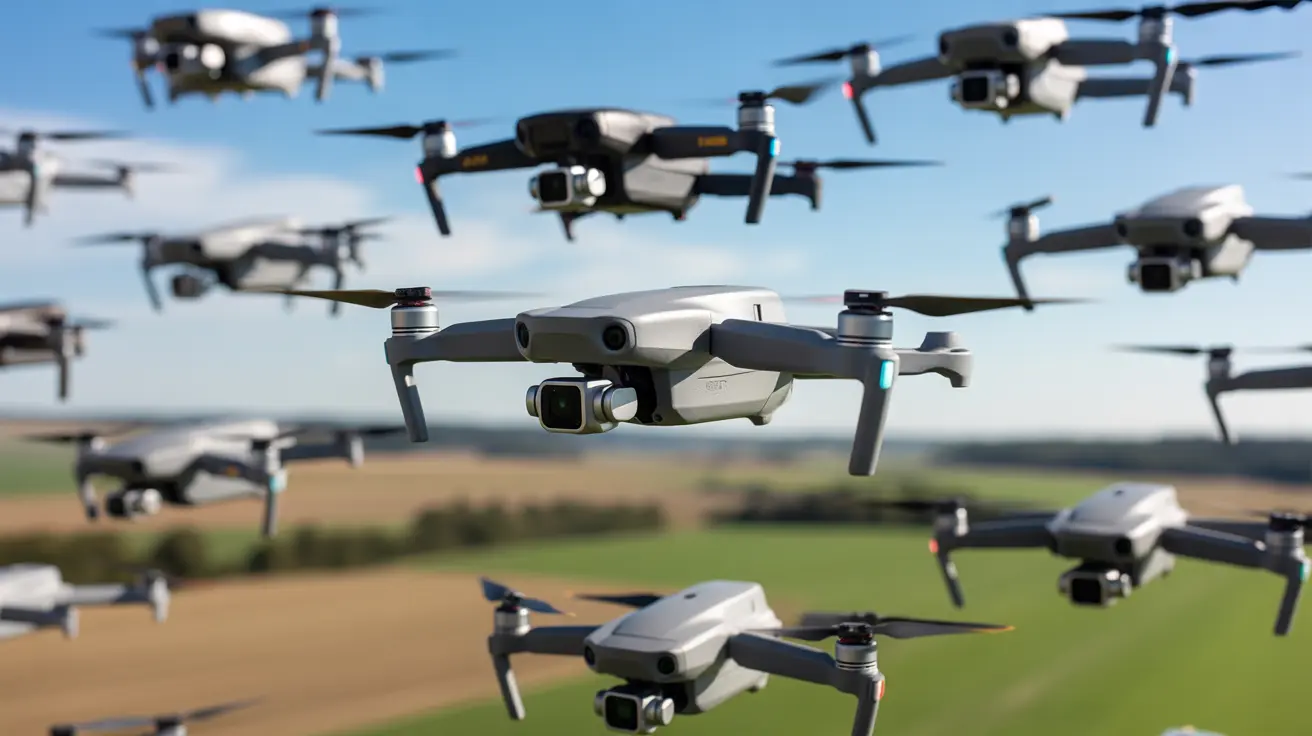 A ascensão da tecnologia Swarm: O que são Enxames de Drones?