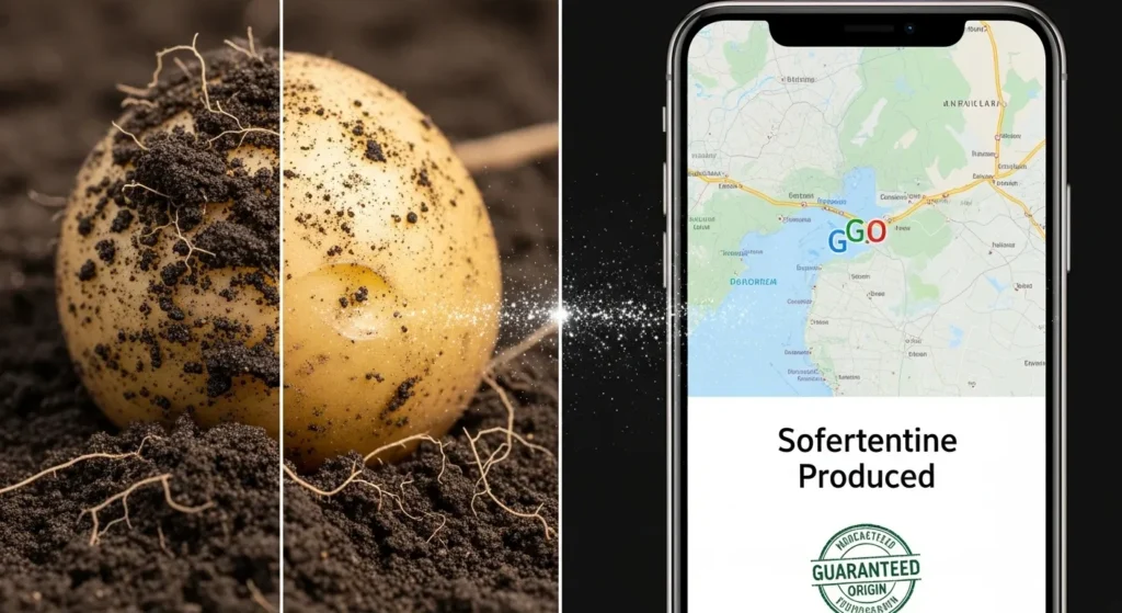 Rastreabilidade Digital na Batata Como o QR Code Valoriza a Produção Perante o Consumidor Final