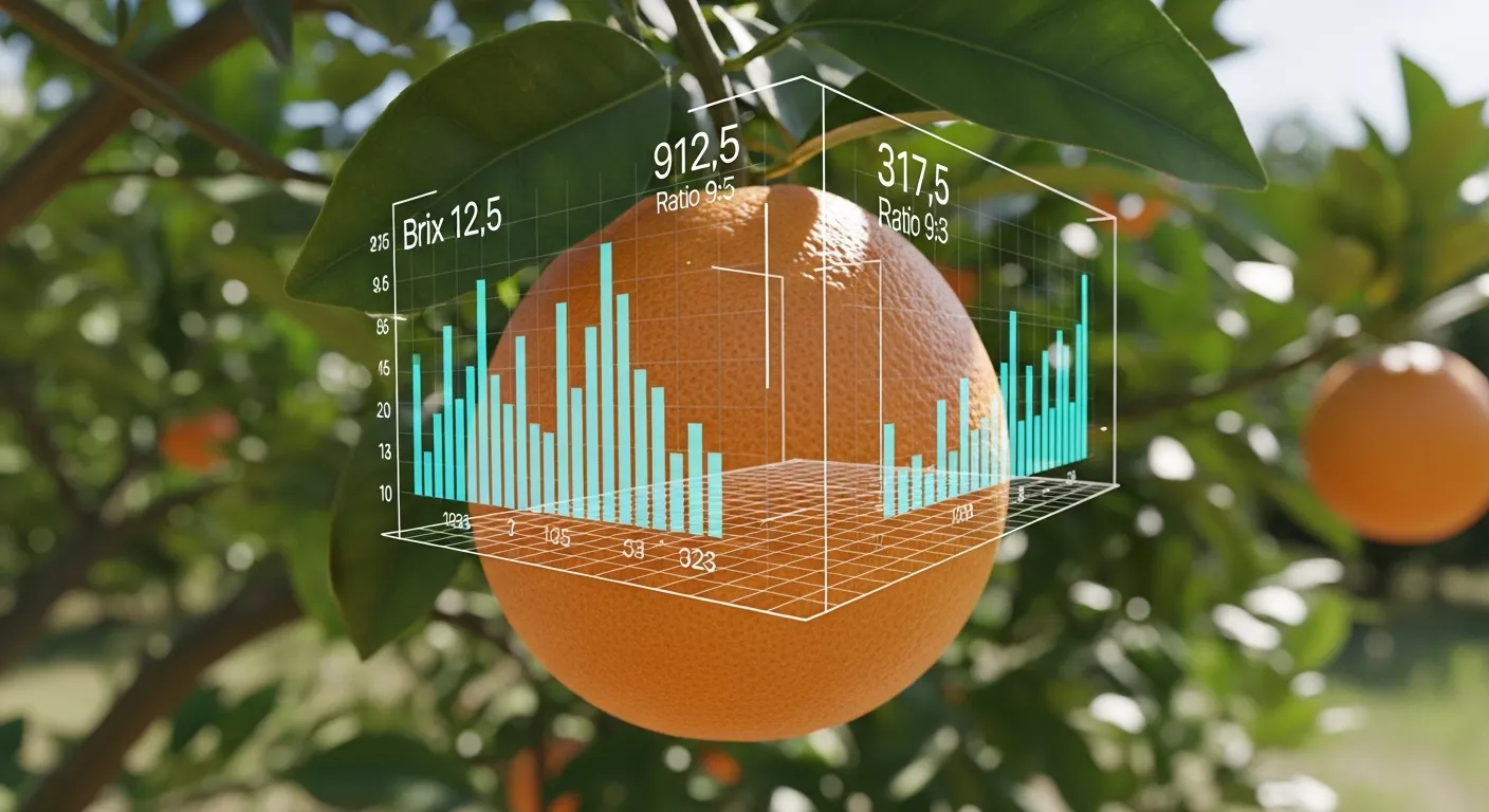 Visão Computacional na Laranja Como a IA Identifica o Ponto Exato de Maturação para Exportação