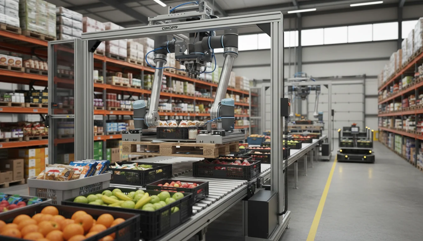 Automação na distribuição de alimentos: Dreamfield da Cimcorp