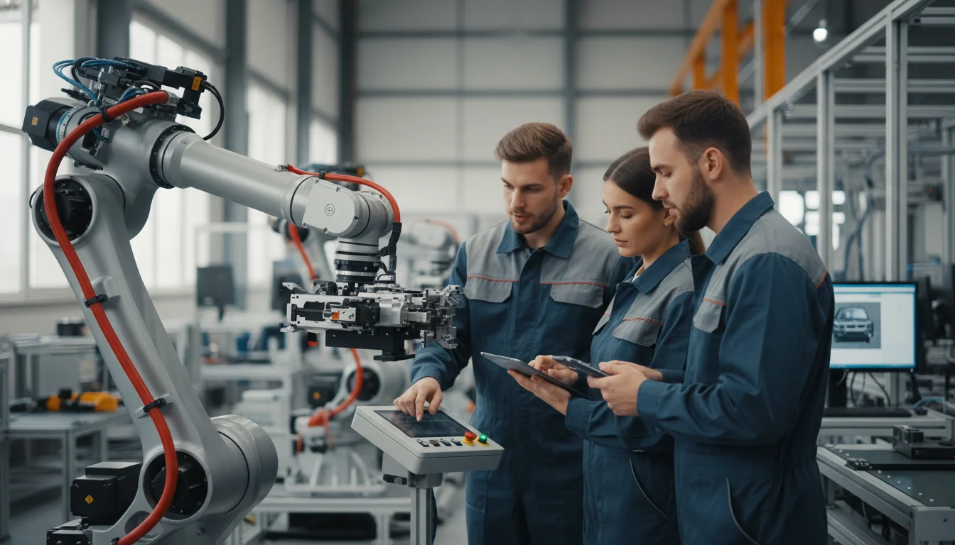 Curso de robótica industrial da A3 mira demanda por automação