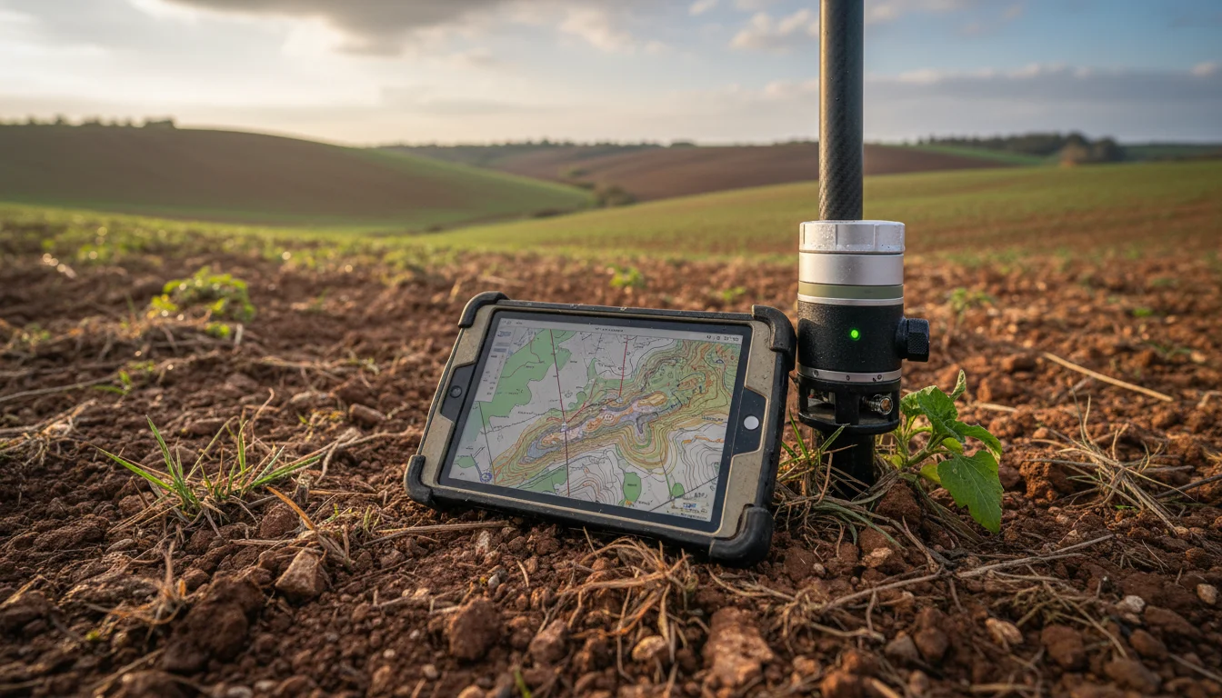 RTK com Inclinação Rural: Guia Prático para Agricultura de Precisão em Terrenos Desafiadores