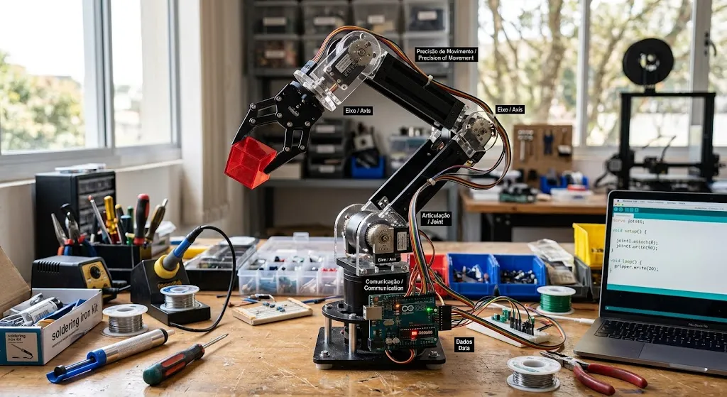 Braço robótico kit como escolher a melhor opção para aprender e criar projetos práticos