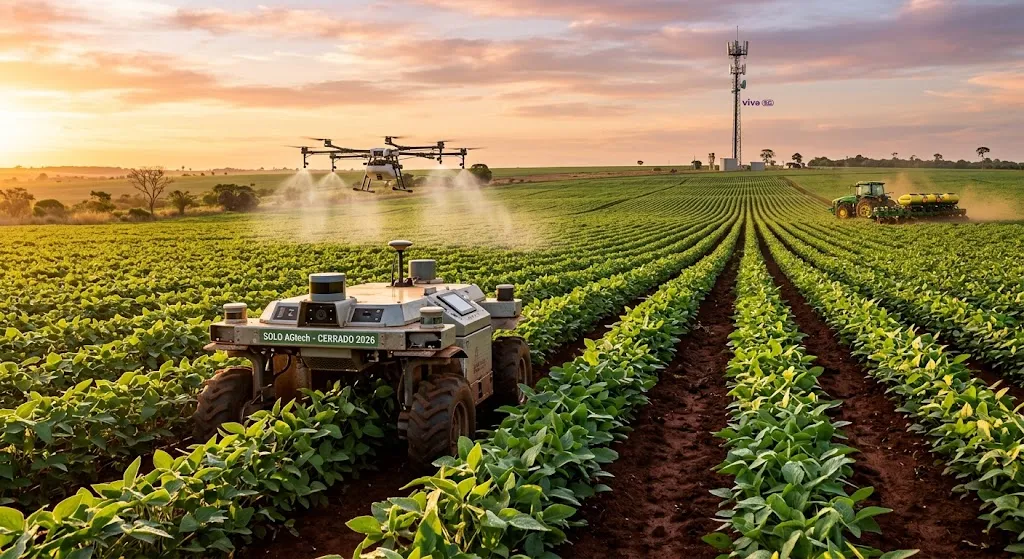 Como será o futuro da robótica agrícola no Brasil em 2026 e nos próximos meses