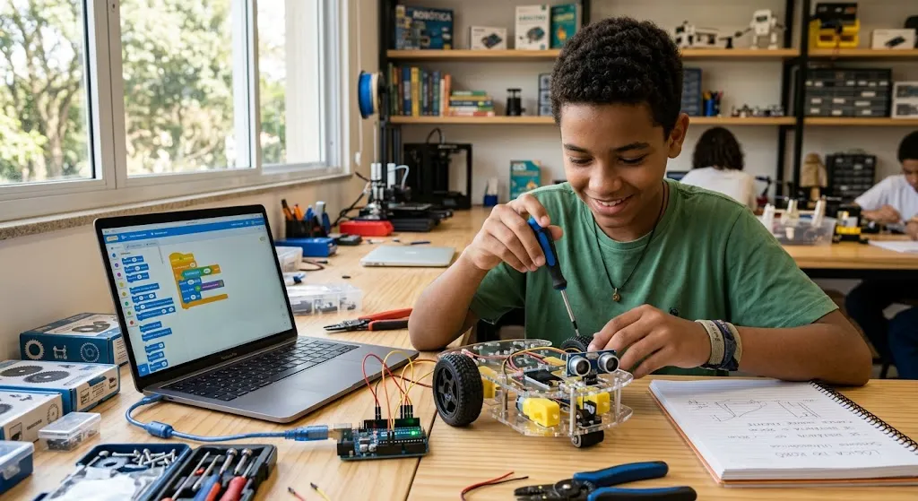 Kit robô com programação como escolher a melhor opção para aprender tecnologia na prática