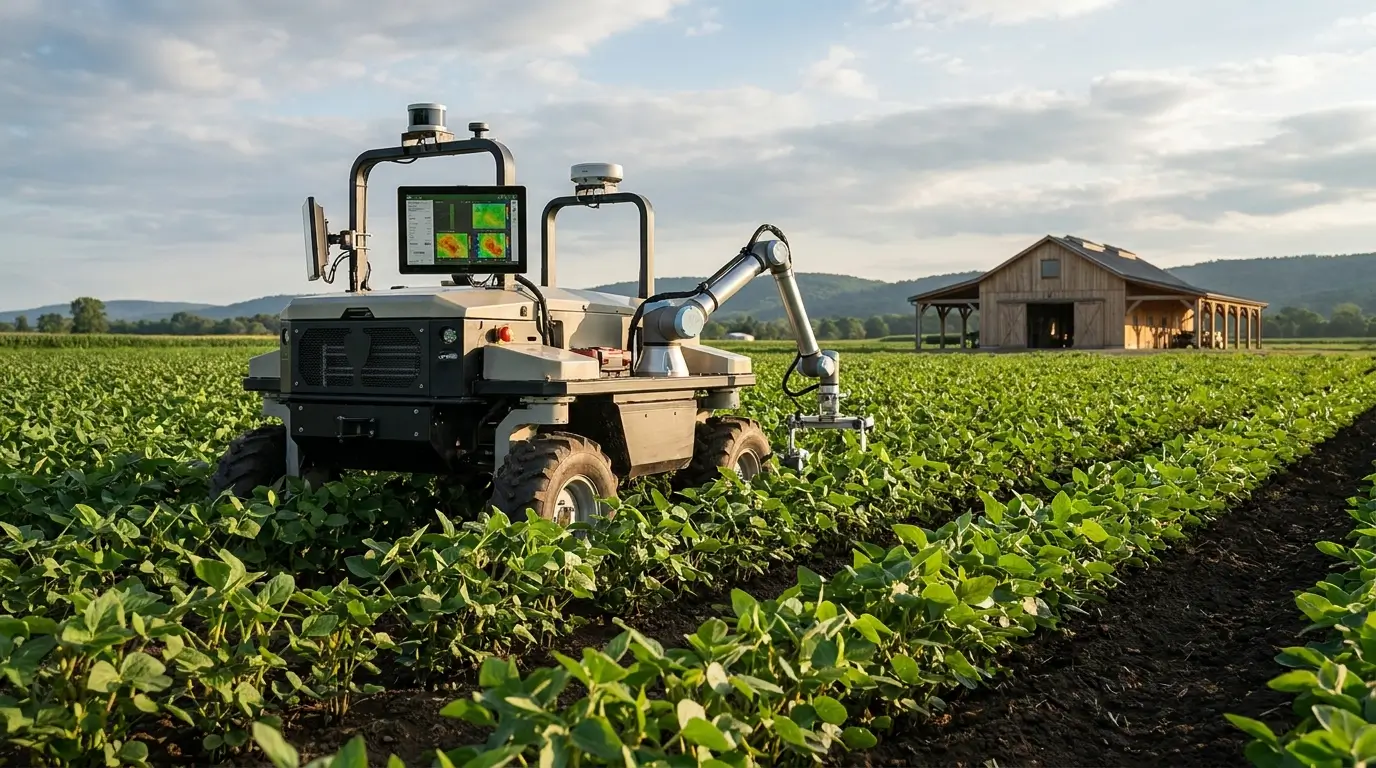 Robô agrícola como funciona e por que essa tecnologia está ganhando espaço no campo