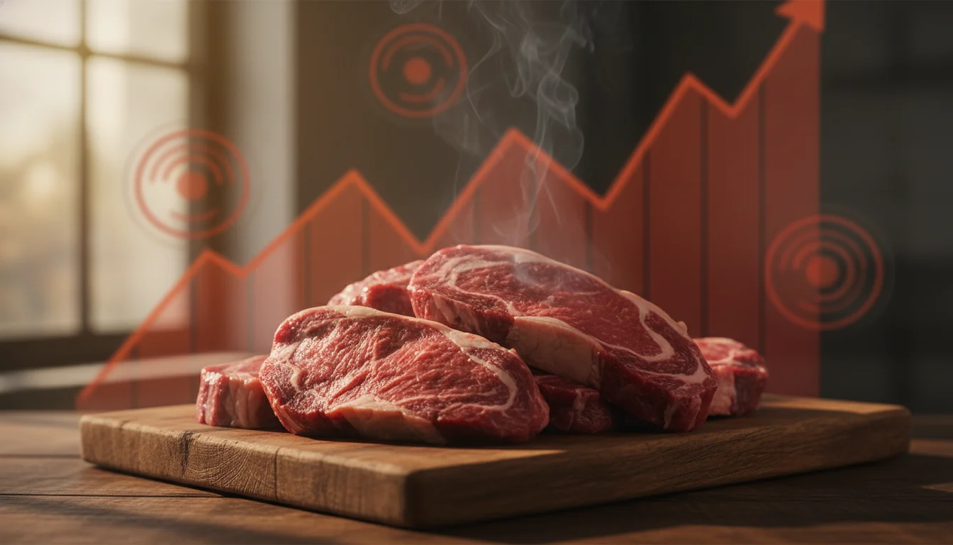 Exportações de carne bovina sobem 19% e acendem alerta na China