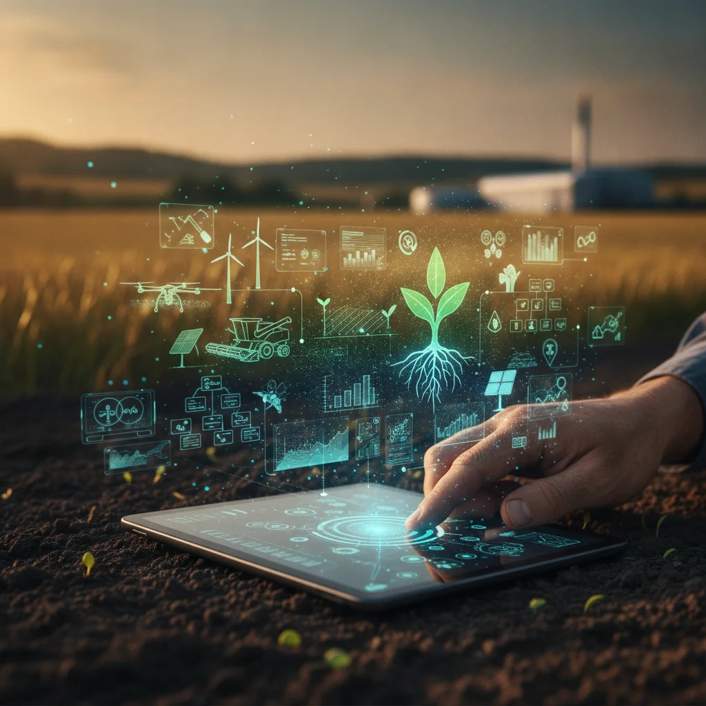 Automação de decisões no campo: produtividade sustentável