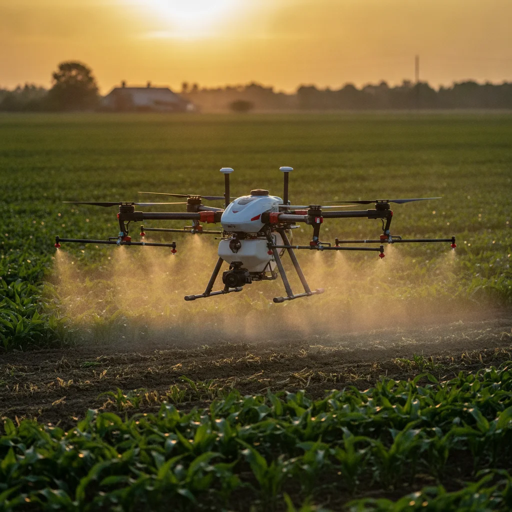 Drone Pulverizador: Redução de Custo por Hectare no Agro