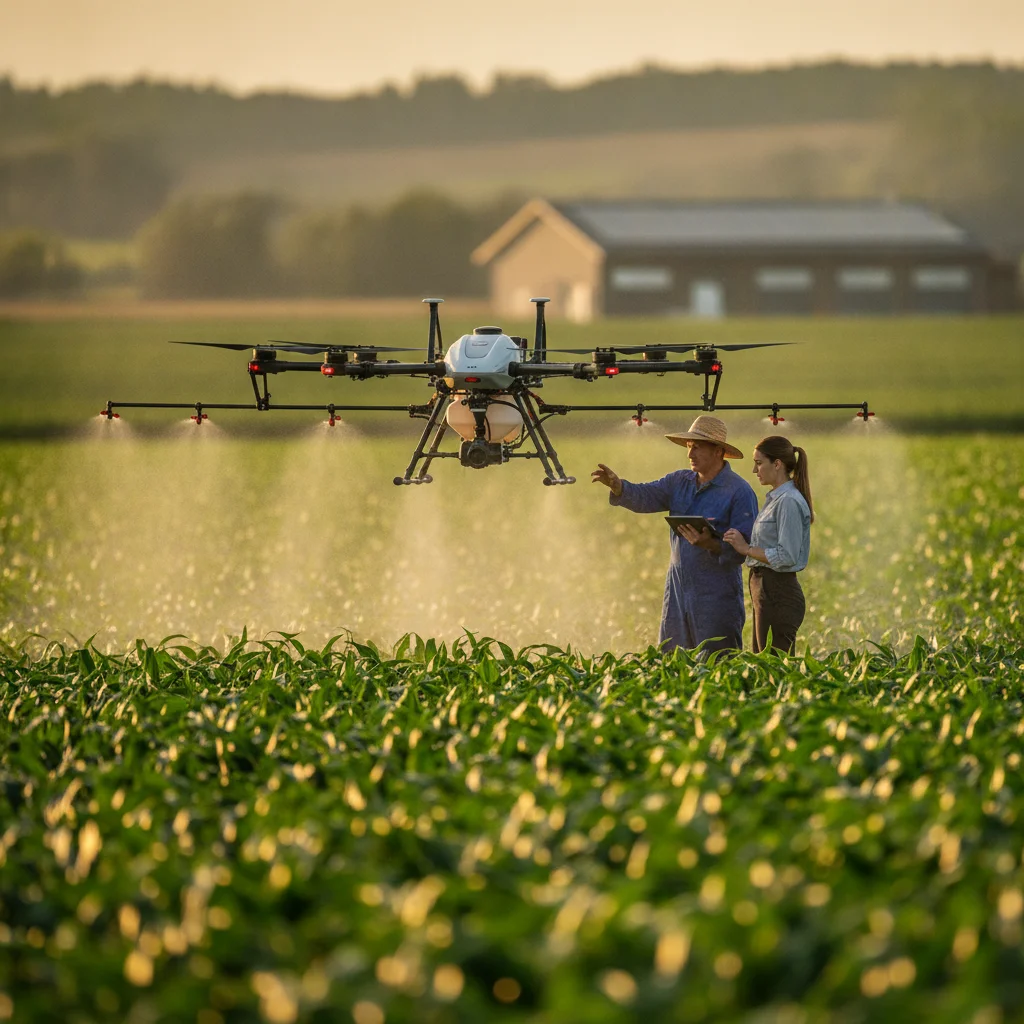 Eficiência de pulverização com drone: veja como otimizar sua produção